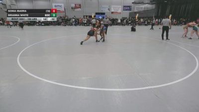 190 lbs Cons. Sub-quarters - Sonia Ibarra, Etiwanda HS vs Brianna White, Mile High Wrestling Club
