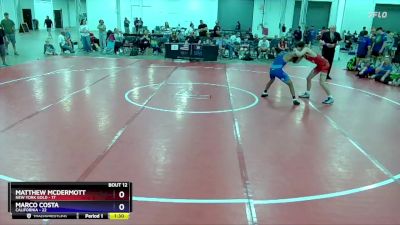 130 lbs Placement Matches (8 Team) - Matthew McDermott, New York Gold ...