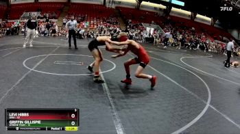 100 lbs Round 1 (8 Team) - Levi Hibbs, DWA vs Griffin Gillispie, Xtreme Team