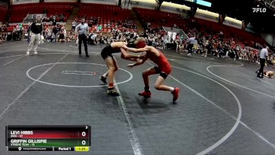 100 lbs Round 1 (8 Team) - Levi Hibbs, DWA vs Griffin Gillispie, Xtreme Team