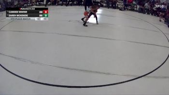 13 lbs 5th Place Match - Camden Winter, Cozad Wrestling Club vs Zareh Mckenzie, Beatrice Wrestling Club
