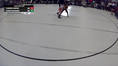 13 lbs 5th Place Match - Camden Winter, Cozad Wrestling Club vs Zareh Mckenzie, Beatrice Wrestling Club