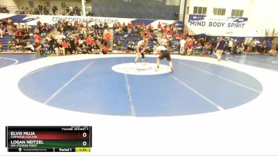 197 lbs Champ. Round 2 - Elvis Muja, Carthage College vs Logan Neitzel, UW-Stevens Point