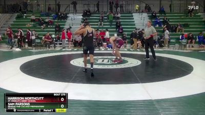 138 lbs Quarterfinal - Harrison Northcutt, St. Anselm`s Abbey School vs Sam Parsons, Benedictine College Preparatory School