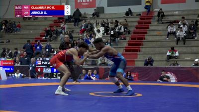 79 kg Semifinal - Gabriel Arnold, USA vs Kevin Olavarria, PUR