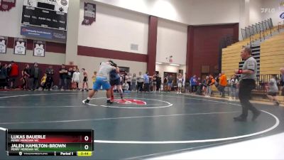 199-222 lbs Round 3 - Jalen Hamilton-Brown, Perry Meridian WC vs Lukas Bauerle, Perry Meridian WC