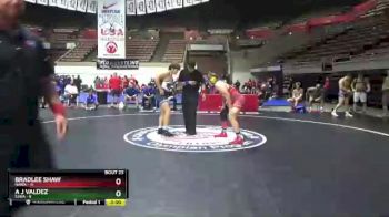 182 lbs Round 3 (16 Team) - Bradlee Shaw, NAWA vs A J Valdez, SJWA