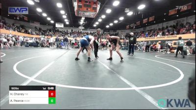 160 lbs 3rd Place - Hunter Chaney, Tuttle Wrestling vs Aaron Pearce, Husky Wrestling Club