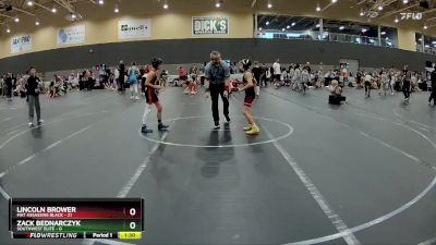 68 lbs Round 3 - Lincoln Brower, Mat Assassins Black vs Zack Bednarczyk, SouthWest Elite