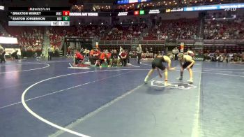 3A-150 lbs Quarterfinal - Braxton Winkey, Ames vs Easton Jorgenson, Waverly-Shell Rock