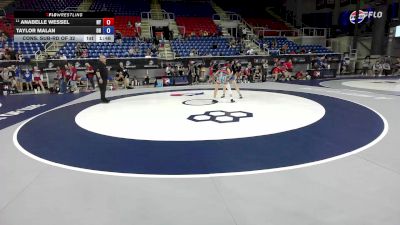 95 lbs Cons. Sub-rd Of 32 - Anabelle Wessel, NY vs Taylor Malan, OH