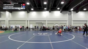120 lbs Champ. Round 2 - Case Gustafson, FL vs Alden Walker, IN