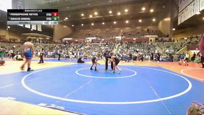 60 lbs Round 3 - Gracie Dinkel, Dover Youth Wrestling Club vs Persephone Reyes, Dover Youth Wrestling Club