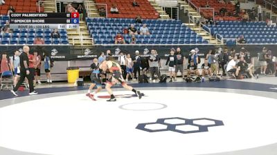 120 lbs Champ. Rd Of 128 - Cody Palmentiero, Connecticut vs Spencer Shore, Ohio