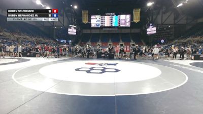 113 lbs Champ. Rd Of 128 - Bodey Schweiger, Washington vs Bobby Hernandez Jr., Wyoming