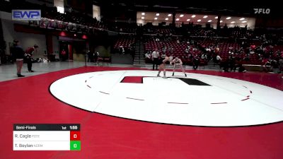 140 lbs Semifinal - Rowan Cagle, Poteau High School Girls vs Taylea Boylan, Norman High School Girls