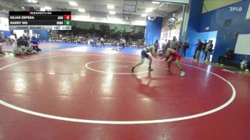 126 lbs Champ. Round 1 - Harry Wu, Northwood vs Dilian Zepeda, John Glenn