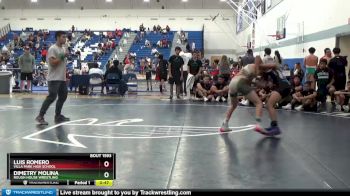 126 lbs Cons. Round 6 - Dimetry Molina, Rough House Wrestling vs Luis Romero, Villa Park High School