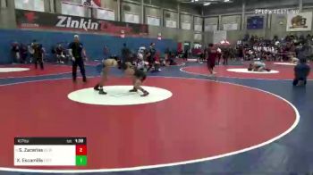 107 lbs Round Of 32 - Sajin Zacarias, Clovis West vs Xavier Escamilla, Exeter Union