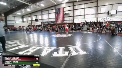 77 lbs Semifinal - Harlym Ward, Bear River vs Tawny LaRose, Cougars Wrestling Club