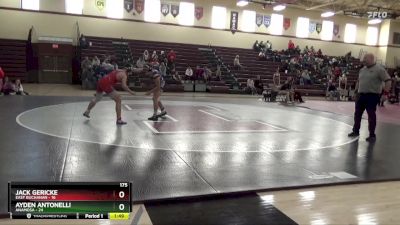 175 lbs Round 2 (4 Team) - Jack Gericke, East Buchanan vs Ayden Antonelli, Anamosa