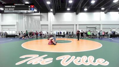 150 lbs Cons. Round 3 - Andres Diaz, GA vs Max McKay, FL
