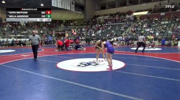 6A 120 lbs Cons. Semi - Hope Reppond, Bentonville vs Milla Andrews, Fayetteville