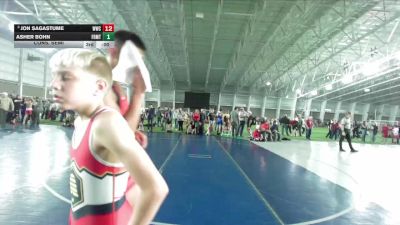 80 lbs 3rd Place Match - Cooper Crockett, Sanderson Wrestling Academy vs Blade Pehrson, Delta Wrestling Club