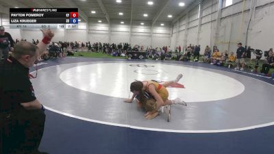 110 lbs Payton Pomeroy, Kentucky vs Liza Krueger, South Dakota