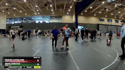 88 lbs Round 6 (8 Team) - Reese Babcock, POWA vs Travon Cleveland, North Carolina National Team