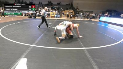 141 lbs 5th Place Match - Krayle Stormer, Northern State vs Luke Koenen, Augustana (sd)