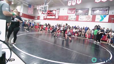 107-115 lbs Rr Rnd 3 - Aubrie Smittle, Wagoner Takedown Club vs Hayley Crane, Midwest City Bombers Youth Wrestling Club