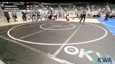 43 lbs Consolation - Benjamin Kroll, Raw Wrestling Club vs Weston Atkinson, Threestyle