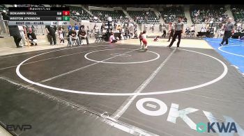 43 lbs Consolation - Benjamin Kroll, Raw Wrestling Club vs Weston Atkinson, Threestyle