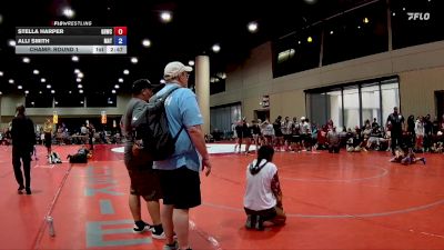 120 lbs Champ. Round 1 - Alli Smith, MatClash vs Stella Harper, Grappling House Wrestling Club