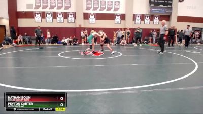 90-97 lbs Round 3 - Nathan Bolin, Shelby County Elite vs Peyton Carter, Greenwood WC