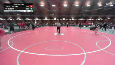 133 lbs Quarterfinal - Culley Bellino, Cortland State vs Jt Guyette, Brockport