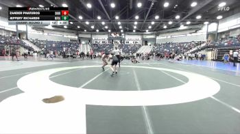 141 lbs Champ. Round 2 - Jeffery Richards, Mt. Olive vs Zander Phaturos, Campbell University