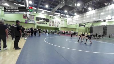 132 lbs 3rd Place Match - Alika Kekauoha, SAN PEDRO vs Caleb Cornejo, FRANKLIN