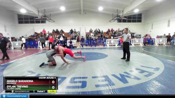 160 lbs Champ. Round 3 - Angelo Barahona, Buchanan vs Dylan Trevino, Calvary Chapel