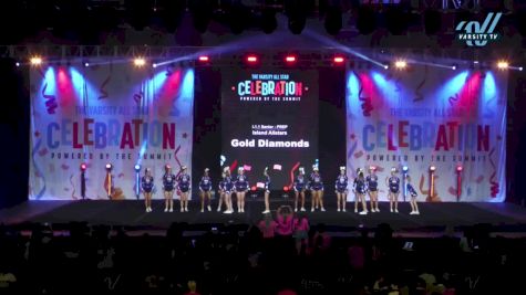 Island Allstars - Gold Diamonds [2024 L1.1 Senior - PREP Day 1] 2024 The Varsity All-Star CELEBRATION