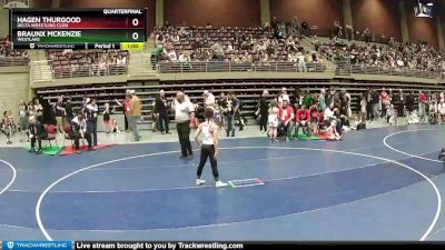 Quarterfinal - Braunx McKenzie, WESTLAKE vs Hagen Thurgood, Delta Wrestling Club