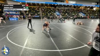 125 lbs Champ. Round 1 - Brenna Ruff, Prairie, Cedar Rapids vs Jayden Jones, Omaha Westside Girls
