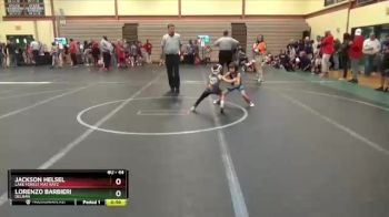 44 lbs Round 2 - Lorenzo Barbieri, Delran vs Jackson Helsel, Lake Forest Mat Ratz