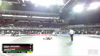 106 lbs Champ. Round 2 - Ezekiel Hernandez, Oakdale vs Ahmad O Faizi, Grace M Davis