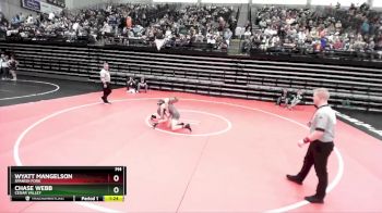 144 lbs Cons. Round 1 - Wyatt Mangelson, Spanish Fork vs Chase Webb, Cedar Valley