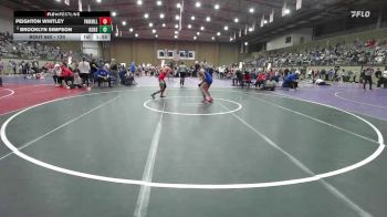 120 lbs Champ. Round 3 - Peighton Whitley, Park Hill vs Brooklyn Simpson, Goddard