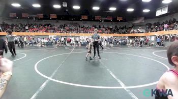 43 lbs Consi Of 8 #2 - Dominic McGhghy, Darko Valley Wolf Pack vs Brantley Lynn, Lexington Wrestling Club