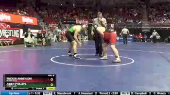 3A-285 lbs Cons. Round 2 - Tucker Anderson, North Polk vs Aiden Phillips, Storm Lake
