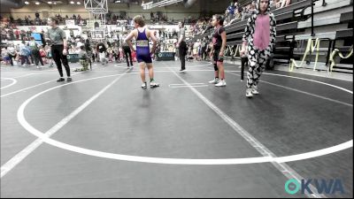 100-110 lbs Quarterfinal - Remi Stumblingbear, Darko Valley Wolf Pack vs Elliot Grigg, Chickasha Youth Wrestling